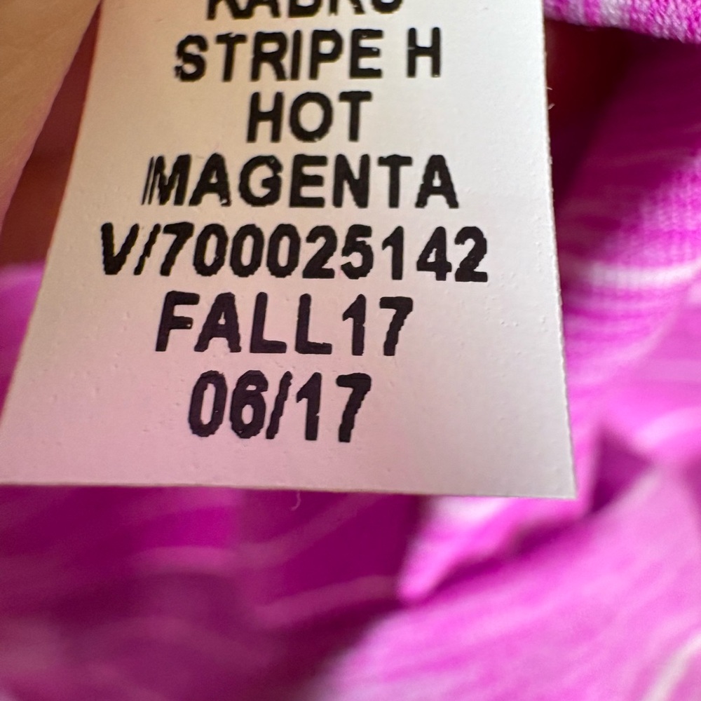 GapFit Hot Pink Stripe Performance Hoodie Athletic Running Yoga XS - Picture 8 of 9
